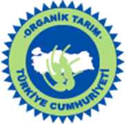 Logo of 'Organik Tarim' Turkey Republic with a blue and green color scheme.